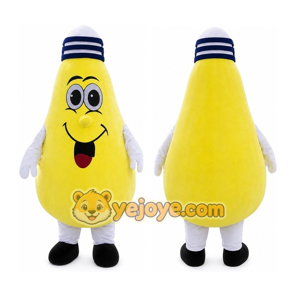 mustard bottle Mascot Costume for Adults Custom Logo Party Character Suit