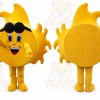 Sun Mascot Costume for Adults Custom Logo Party Character Suit