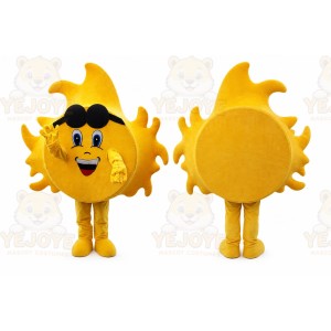 Sun Mascot Costume for Adults Custom Logo Party Character Suit