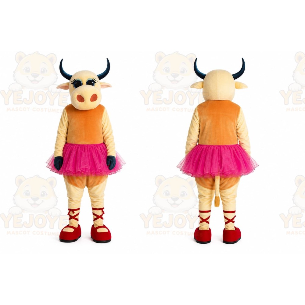 Cow Mascot Costume for Adults Custom Logo Party Character Suit