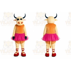 Cow Mascot Costume for Adults Custom Logo Party Character Suit