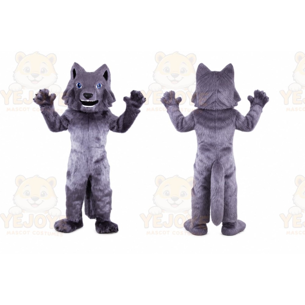 Wolf Mascot Costume for Adults Custom Logo Party Character Suit