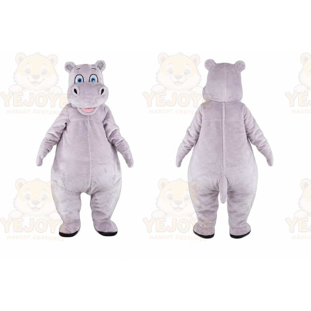 Hippo Mascot Costume for Adults Custom Logo Party Character Suit