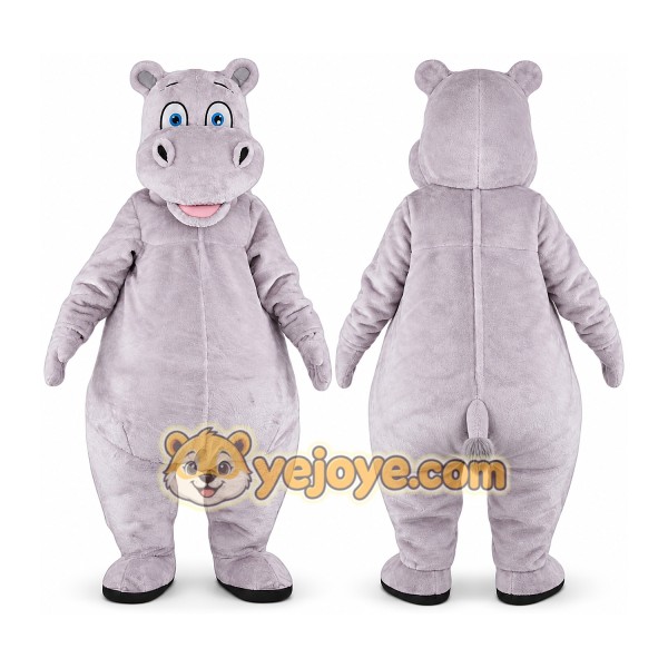 Hippo Mascot Costume for Adults Custom Logo Party Character Suit