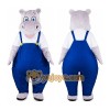Hippo Mascot Costume for Adults Custom Logo Party Character Suit