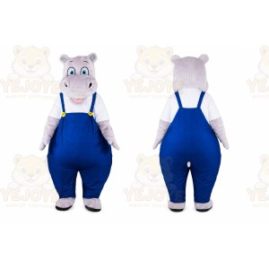 Hippo Mascot Costume for Adults Custom Logo Party Character Suit