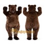 Bear Mascot Costume for Adults Custom Logo Party Character Suit