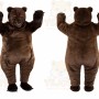 Bear Mascot Costume for Adults Custom Logo Party Character Suit