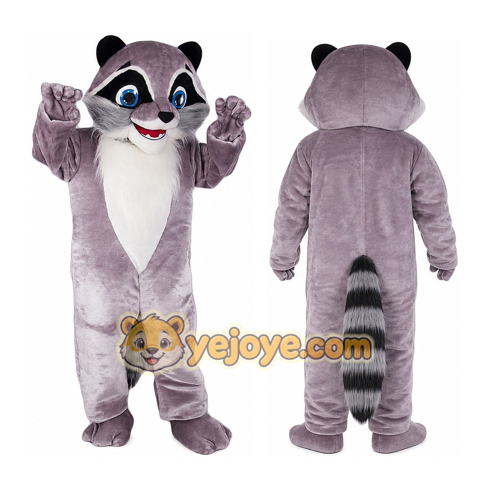 Raccoon Mascot Costume for Adults Custom Logo Party Character Suit Raccoon Mascot Costume for Adults Custom Logo Party Character Suit