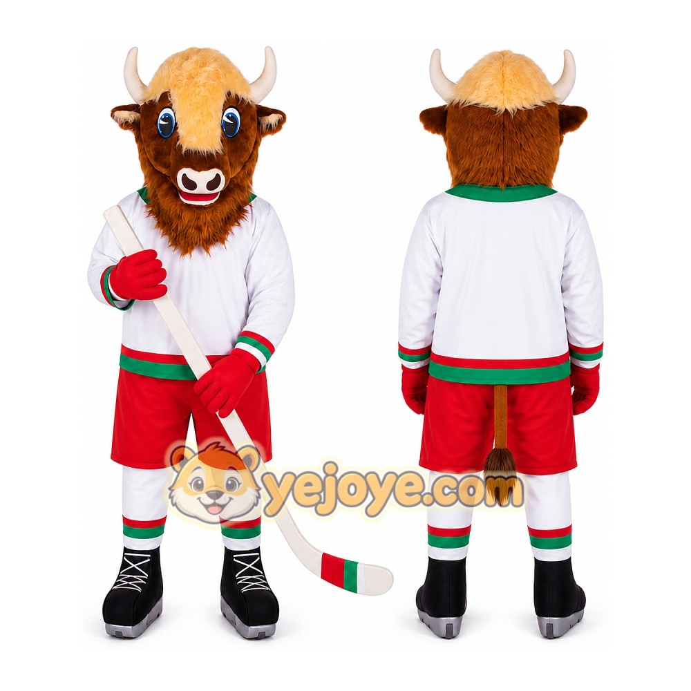 Bison Mascot Costume for Adults Custom Logo Party Character Suit Bison Mascot Costume for Adults Custom Logo Party Character Suit