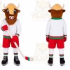 Bison Mascot Costume for Adults Custom Logo Party Character Suit