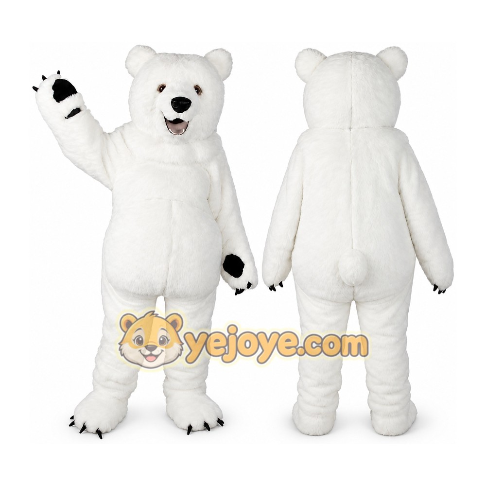 Bear Mascot Costume for Adults Custom Logo Party Character Suit
