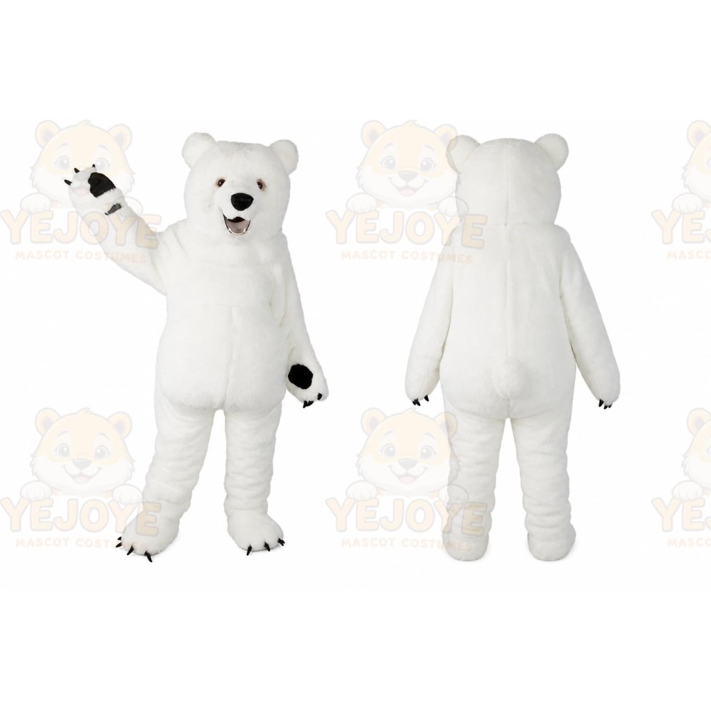 Bear Mascot Costume for Adults Custom Logo Party Character Suit
