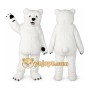 Bear Mascot Costume for Adults Custom Logo Party Character Suit