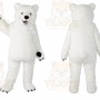 Bear Mascot Costume for Adults Custom Logo Party Character Suit