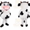 Cow Mascot Costume for Adults Custom Logo Party Character Suit
