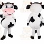 Cow Mascot Costume for Adults Custom Logo Party Character Suit