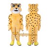 Leopard Mascot Costume for Adults Custom Logo Party Character Suit