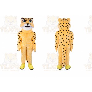 Leopard Mascot Costume for Adults Custom Logo Party Character Suit