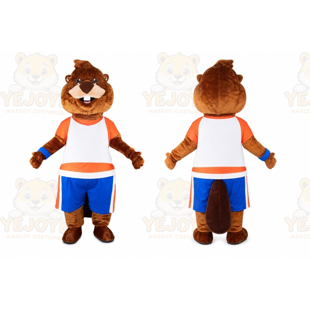 Beaver Mascot Costume for Adults Custom Logo Party Character Suit