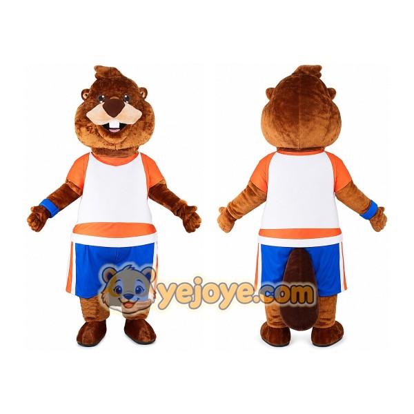 Beaver Mascot Costume for Adults Custom Logo Party Character Suit