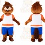 Beaver Mascot Costume for Adults Custom Logo Party Character Suit