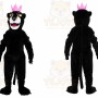 Panther Mascot Costume for Adults Custom Logo Party Character Suit