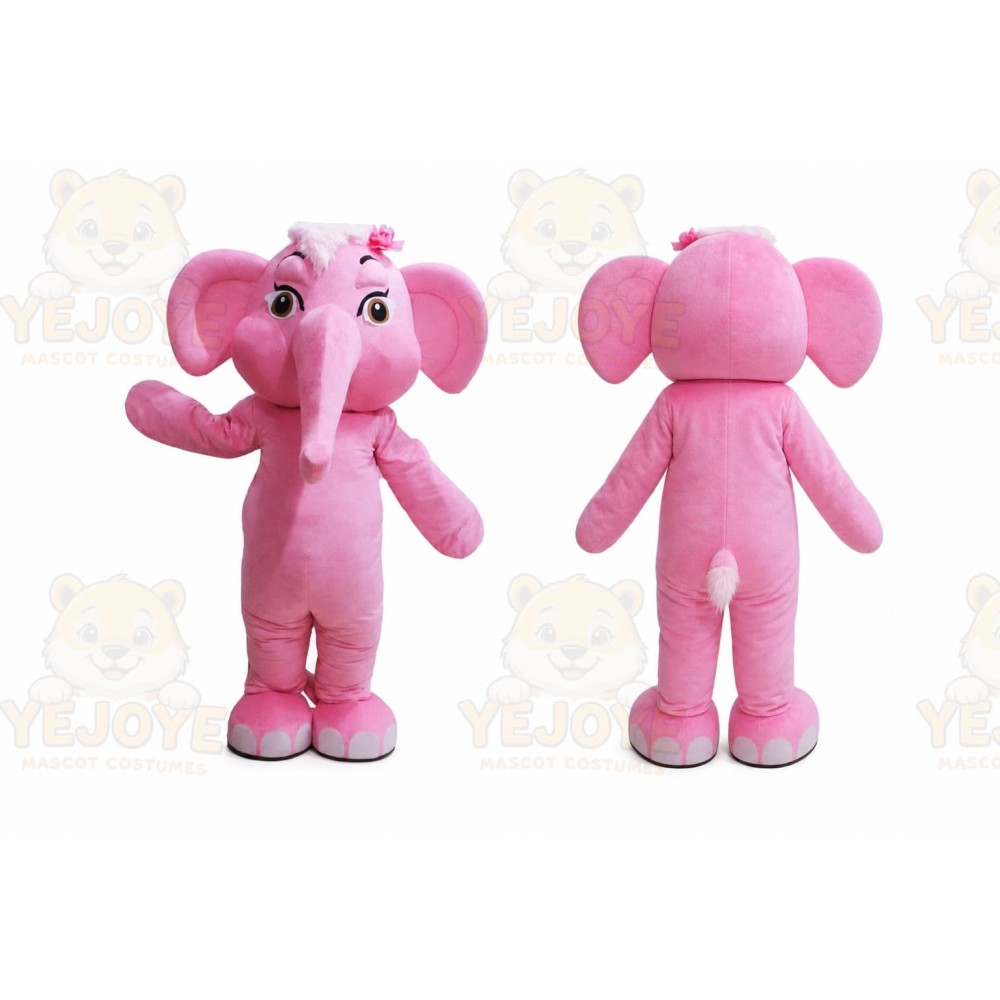 Elephant Mascot Costume for Adults Custom Logo Party Character Suit