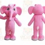 Elephant Mascot Costume for Adults Custom Logo Party Character Suit