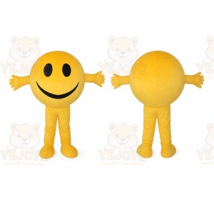 Smiley Face Mascot Costume for Adults Custom Logo Party Character Suit