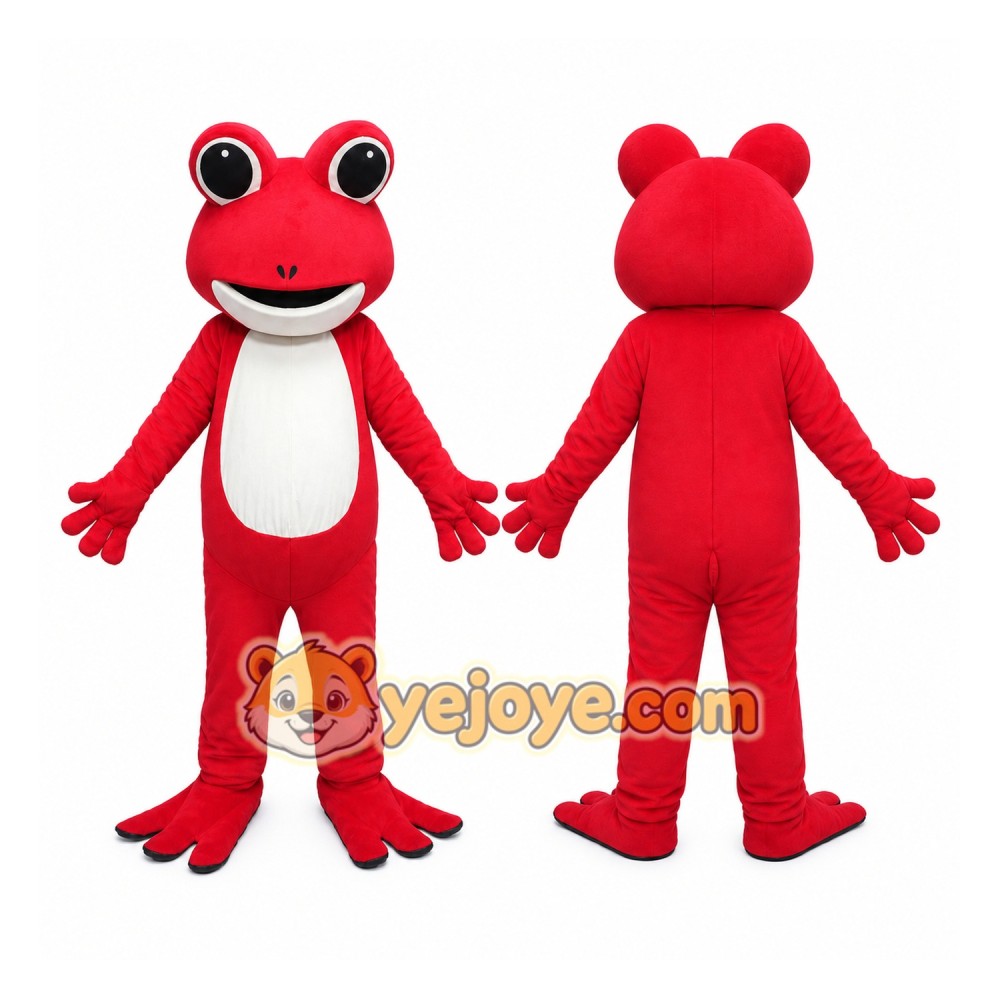Frog Mascot Costume for Adults Custom Logo Party Character Suit Frog Mascot Costume for Adults Custom Logo Party Character Suit