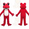 Frog Mascot Costume for Adults Custom Logo Party Character Suit
