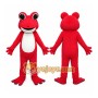 Frog Mascot Costume for Adults Custom Logo Party Character Suit
