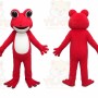 Frog Mascot Costume for Adults Custom Logo Party Character Suit