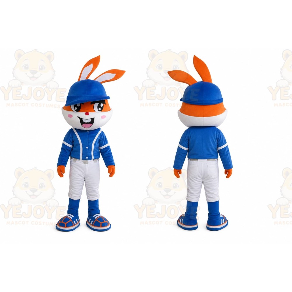 Rabbit Mascot Costume for Adults Custom Logo Party Character Suit