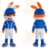 Rabbit Mascot Costume for Adults Custom Logo Party Character Suit