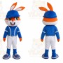 Rabbit Mascot Costume for Adults Custom Logo Party Character Suit