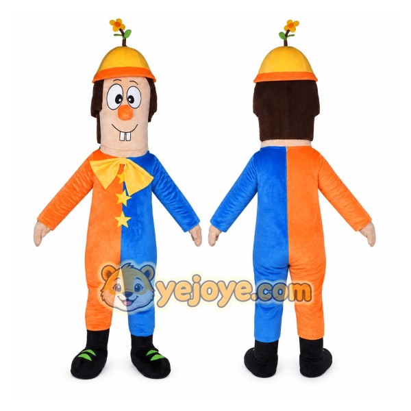 Clown character Mascot Costume for Adults Custom Logo Party Character Suit
