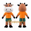 Cow Mascot Costume for Adults Custom Logo Party Character Suit