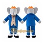 Elephant Mascot Costume for Adults Custom Logo Party Character Suit