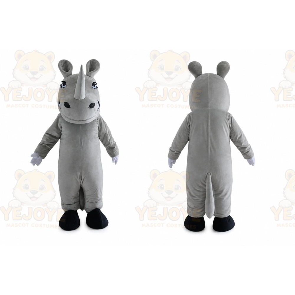Rhino Mascot Costume for Adults Custom Logo Party Character Suit
