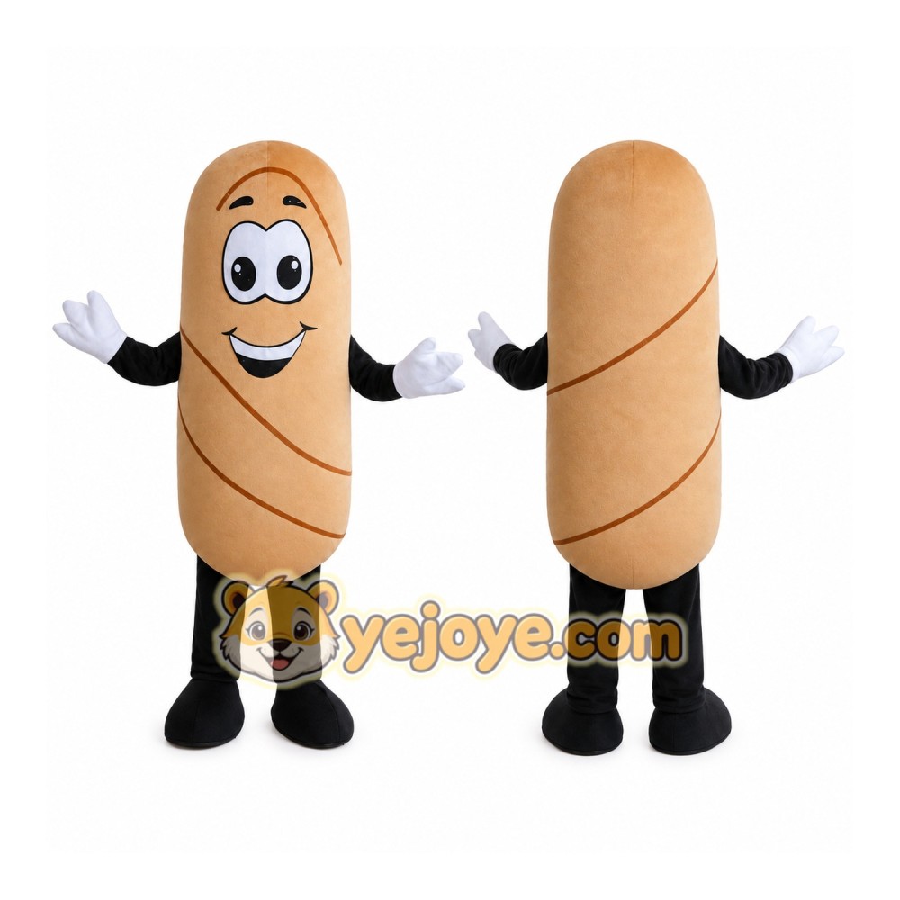 Bread Mascot Costume for Adults Custom Logo Party Character Suit Bread Mascot Costume for Adults Custom Logo Party Character Suit