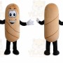 Bread Mascot Costume for Adults Custom Logo Party Character Suit