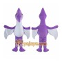 Purple Pterosaur Mascot Costume for Adults Custom Logo Party Character Suit
