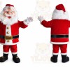 Santa Mascot Costume for Adults Custom Logo Party Character Suit