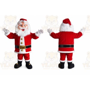 Santa Mascot Costume for Adults Custom Logo Party Character Suit