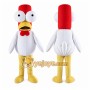 Chicken Mascot Costume for Adults Custom Logo Party Character Suit