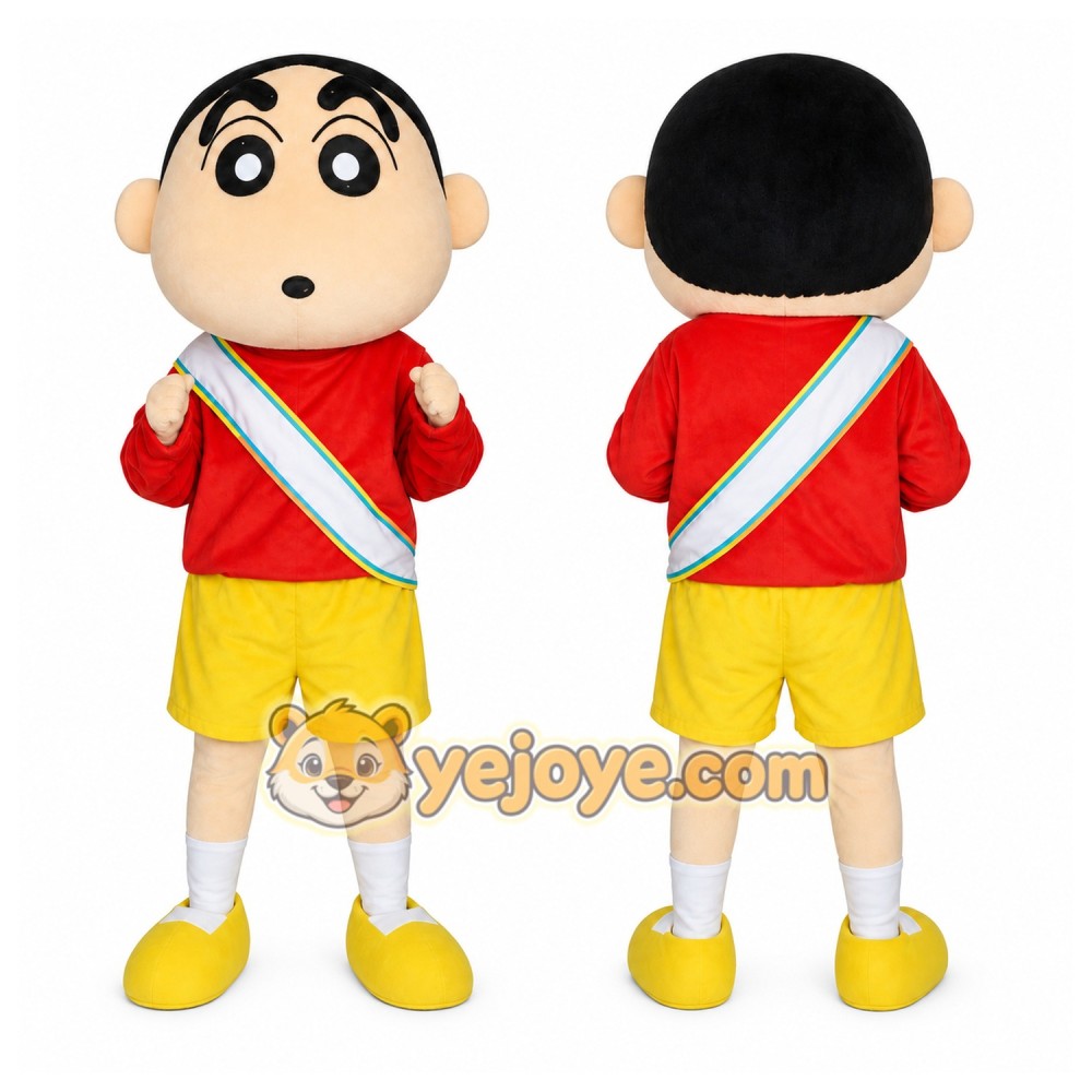 Boy Mascot Costume for Adults Custom Logo Party Character Suit