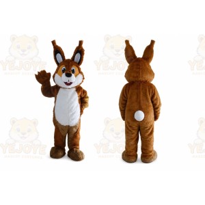 Rabbit Mascot Costume for Adults Custom Logo Party Character Suit