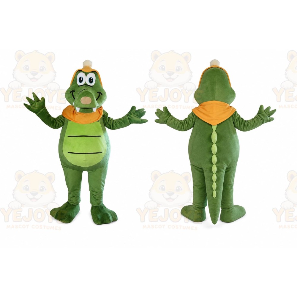 Alligator Mascot Costume for Adults Custom Logo Party Character Suit